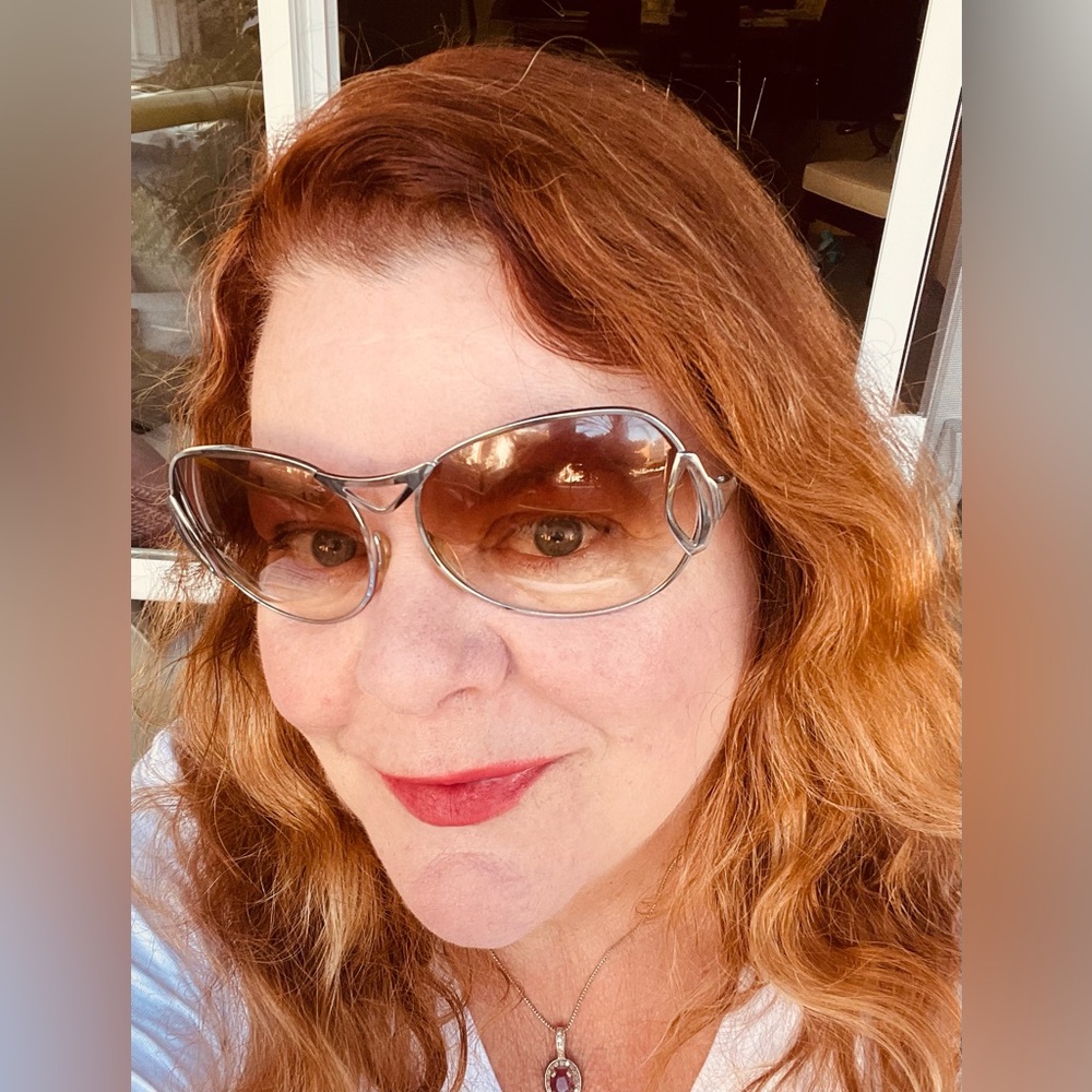 VINTAGE CHRISTIAN DIOR D59 SILVER OVERSIZED ULTRA WIDE SUNGLASSES 1980'S